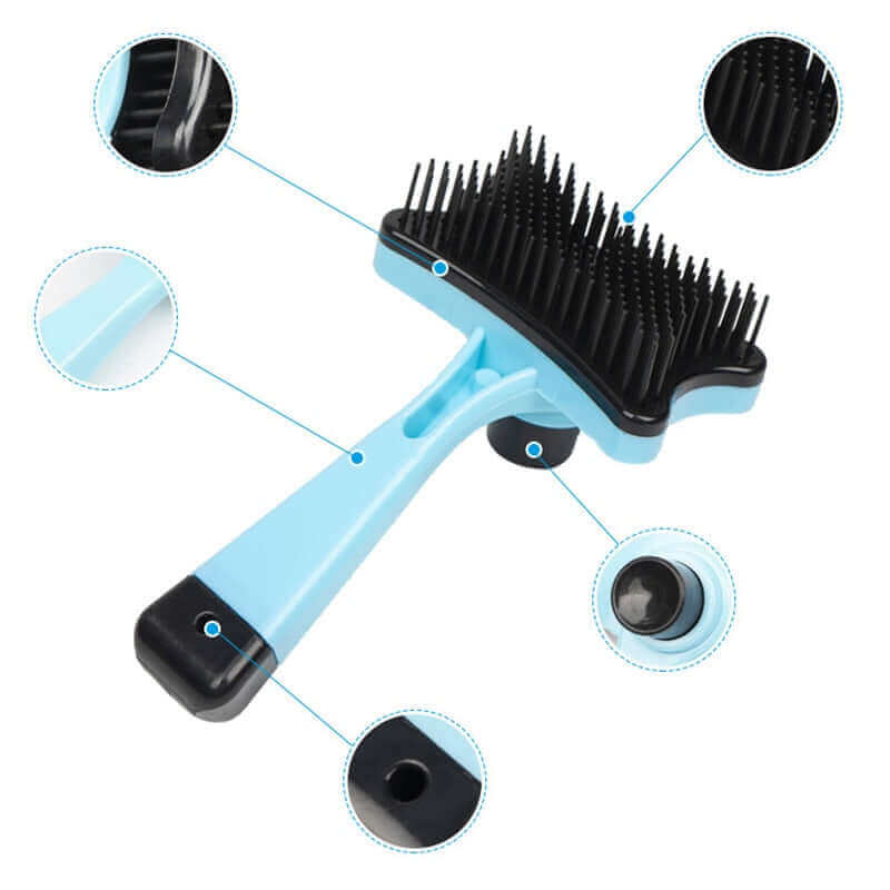 3 - colors plastic brush for household cleaning