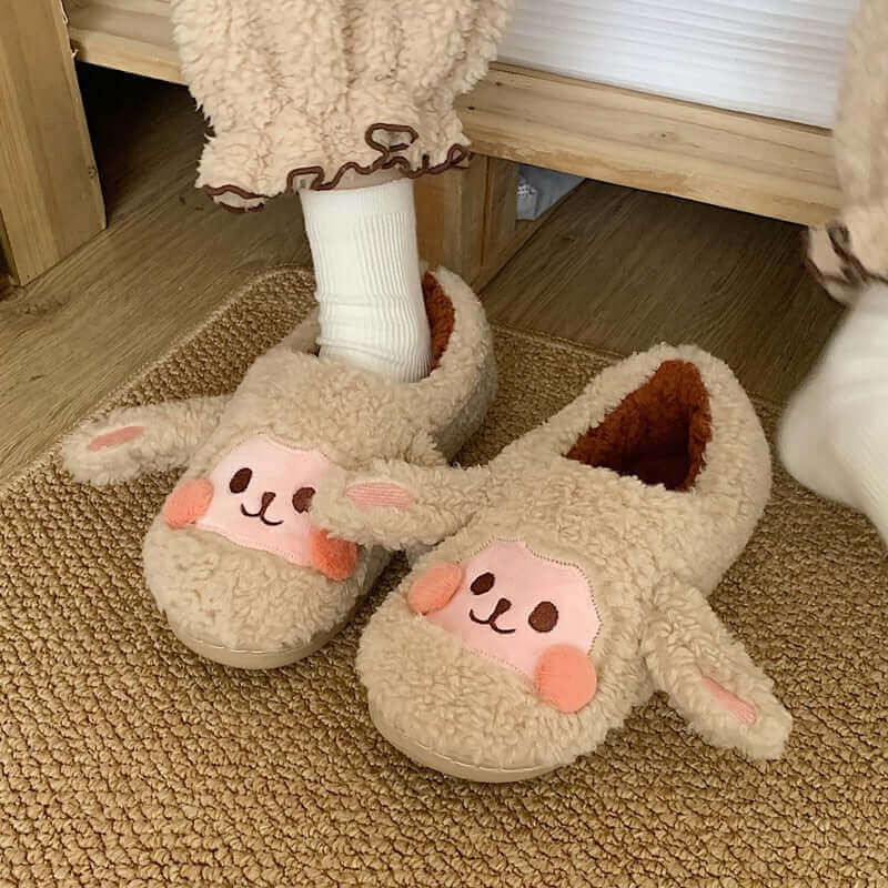 Adorable Animal Slippers for Women & Girls - Cozy & Fun