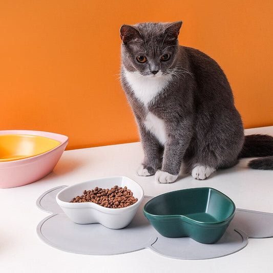 New Ceramic  Bowl Cartoon Food Bowl Snacks Plate Pet