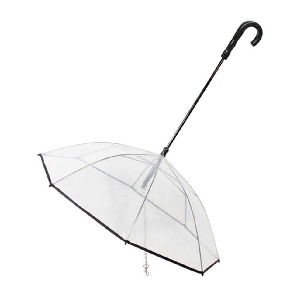 Stay Dry in Style: Transparent Pet Umbrellas for Dogs