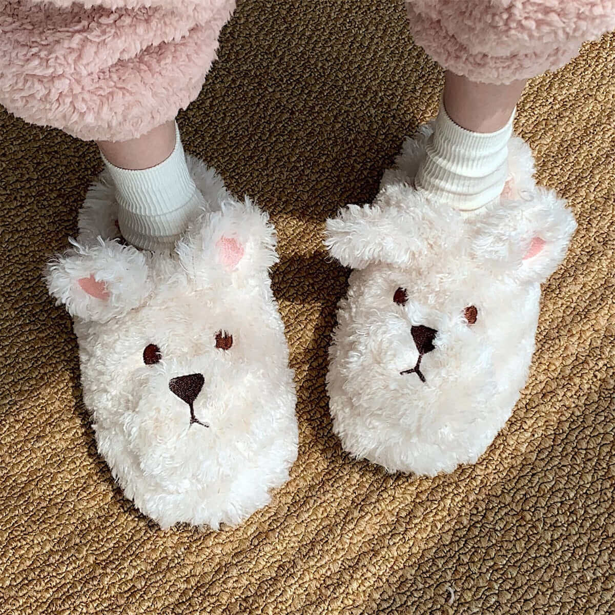 Adorable Animal Slippers for Women & Girls - Cozy & Fun