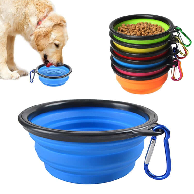 Travel-Friendly Silicone Bowls: Collapsible and Stylish for Pets on the Move