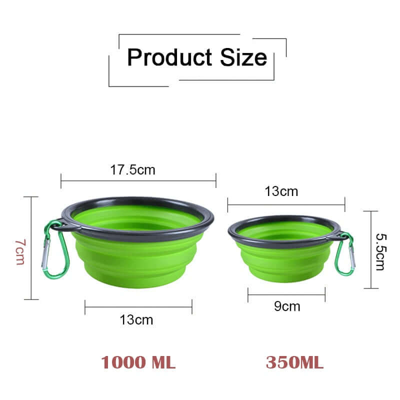 Travel-Friendly Silicone Bowls: Collapsible and Stylish for Pets on the Move