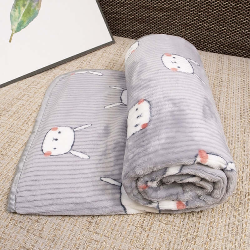 Soft Plush Dog Blanket, Idea For Winter