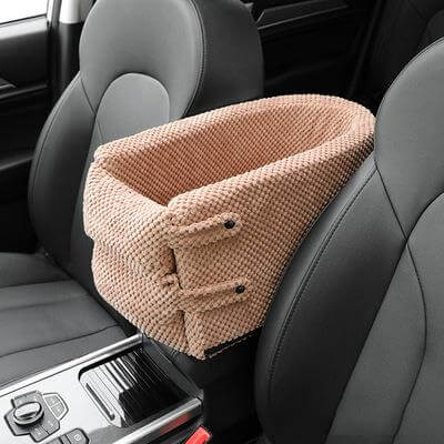 Safe and cozy portable dog car seat