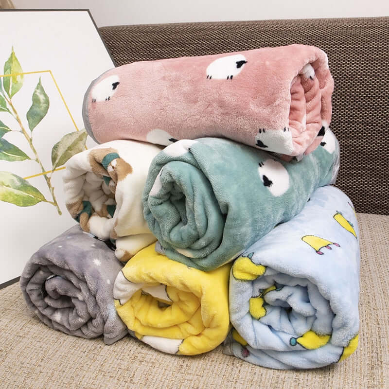 Soft Plush Dog Blanket, Idea For Winter