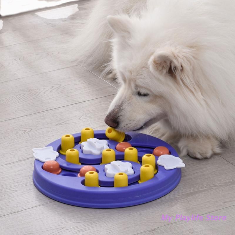 Dog Slow Eating Bowl Maze Shaped