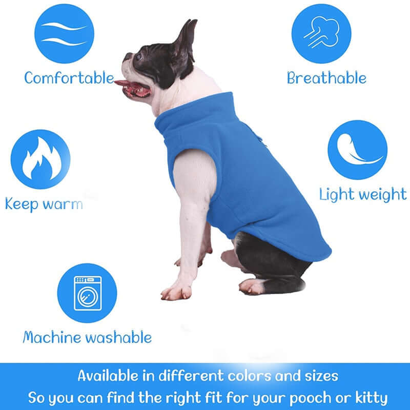 Stay Warm & Stylish: Trendy Fleece Vests for Small Dogs This Winter