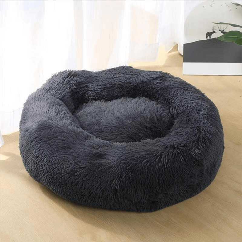 Long Plush Pet Cushion Bed For Restful Sleep